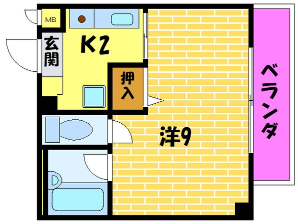 アネックス北島の物件間取画像